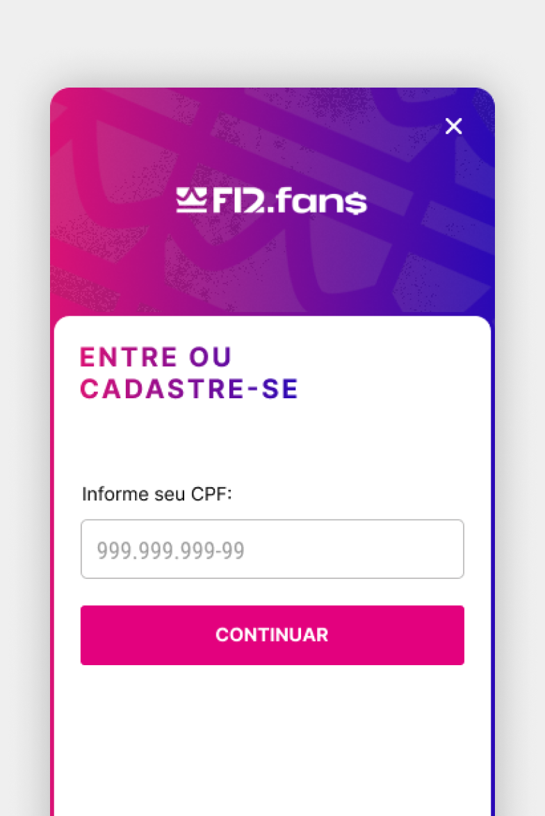 Tela de login