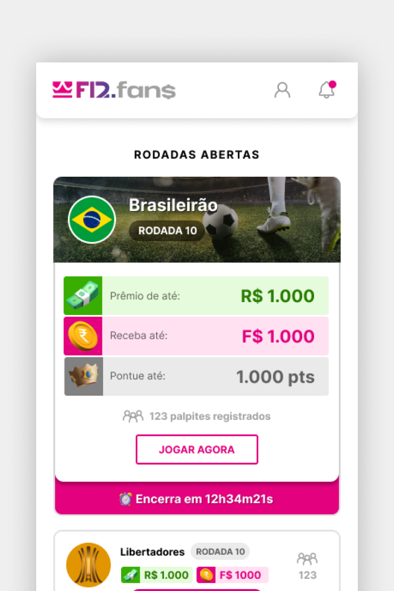 Tela inicial